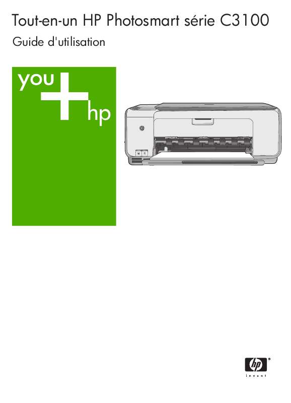 Notice HP PHOTOSMART C3100 ALL-IN-ONE - imprimante jet d'encre Trouver ...